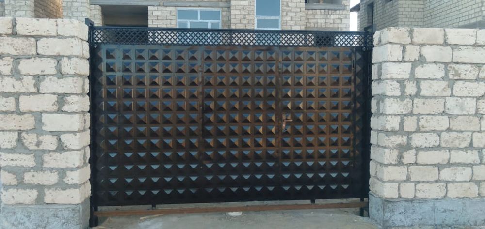 Навес ворота решетка перила