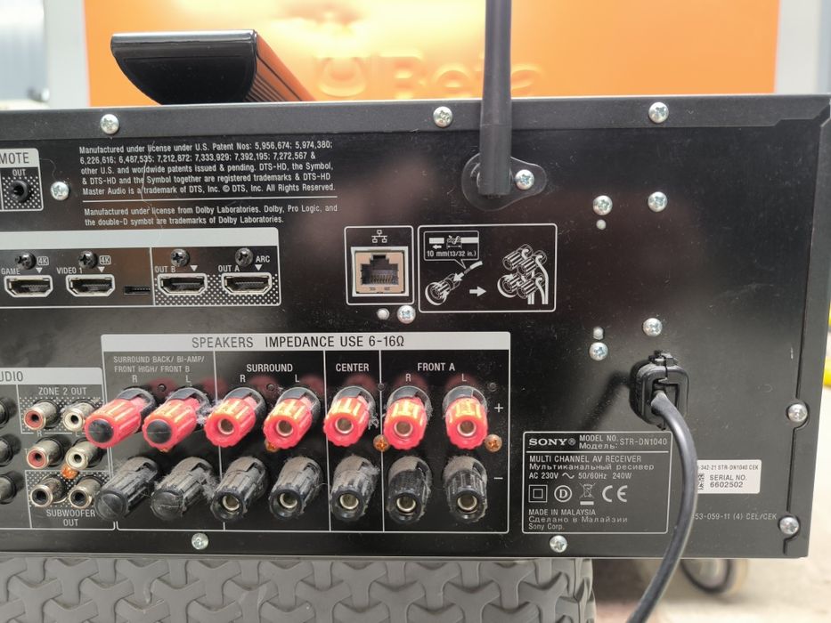 Sony str dn 1040.  7.2 channel