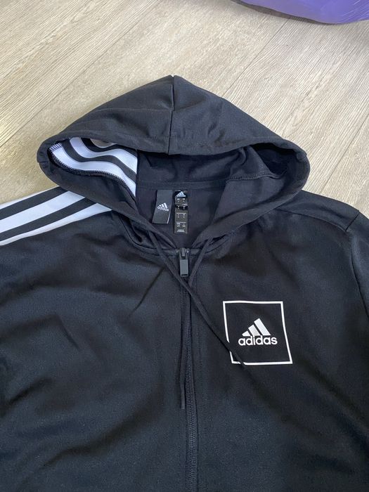 Суитшър adidas M 3S Pique FZ