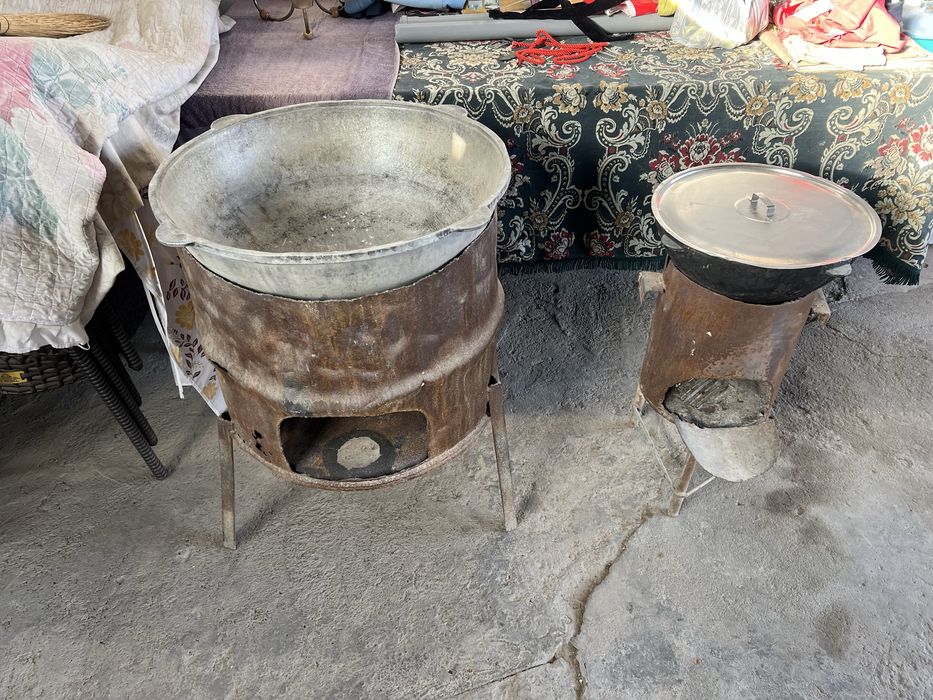 Казан с учоком, козон учок билан