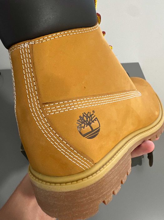 Ghete Timberland Premium 6in Wheat Nubuck, mar 39, 37