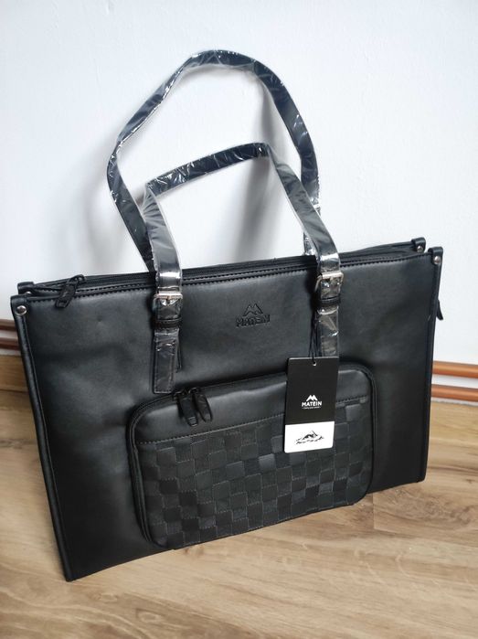 Geantă NOUĂ Matein, laptop 15.6”, mâncare