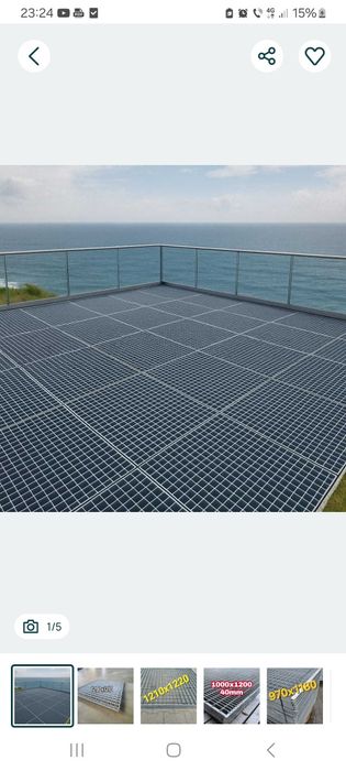 Grilaje zincate metalice