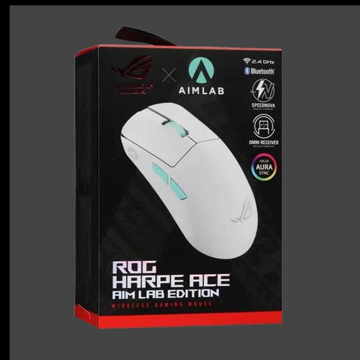 Мышь беспроводная/проводная ASUS ROG Harpe Ace Aim Lab Edition