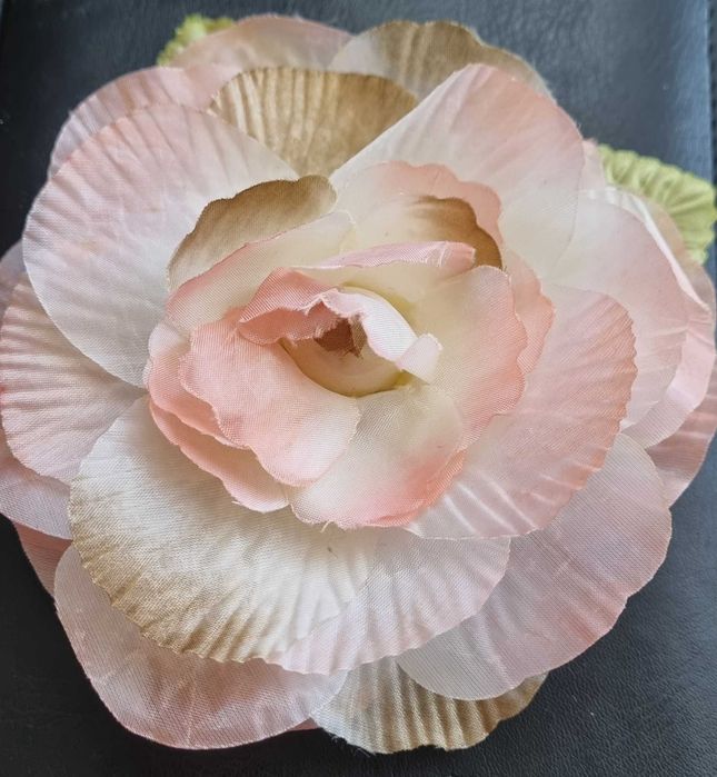 Брошка текстиль цветок