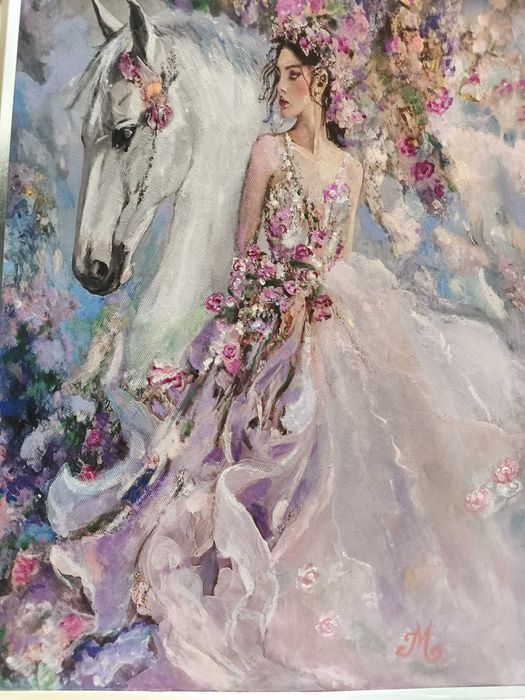 Tablouri si picturi handmade cu foita de aur-decoratiuni