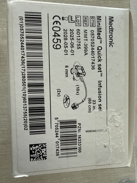 Сетове и резервоари Medtronic