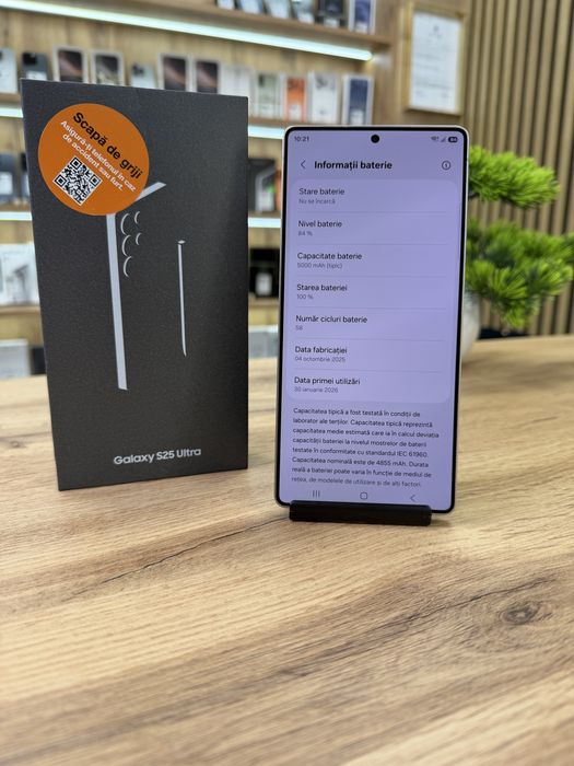 ‼️ Samsung S25 Ultra 512gb Black - Sanatate bat.100% - Garantie 12 luni