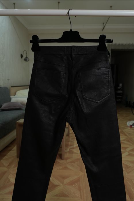 Кожаные брюки Massimo dutti