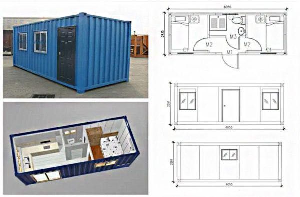 Жилые дома/офиса из контейнеров