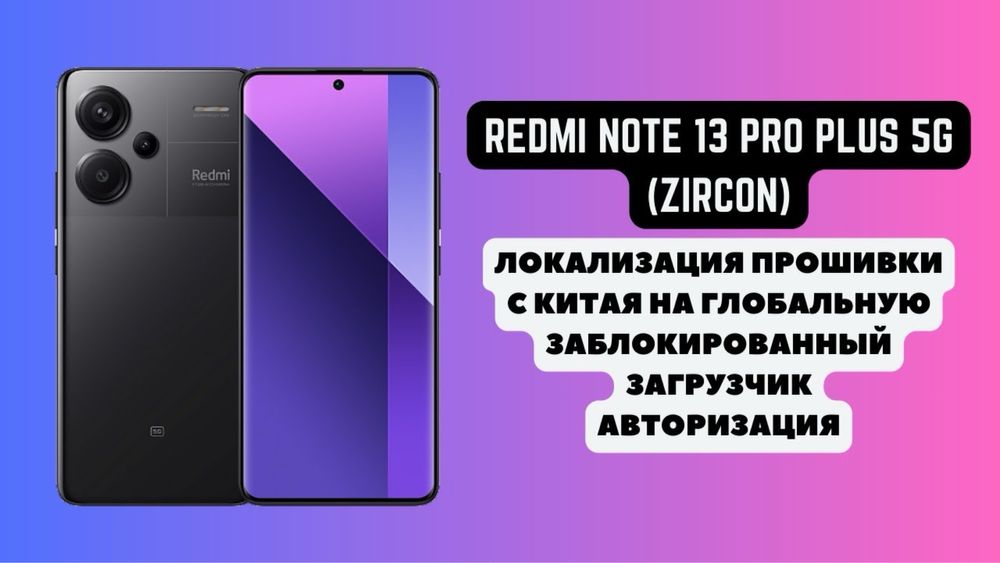 China to Global - Redmi Note 13 Pro Plus 5G
