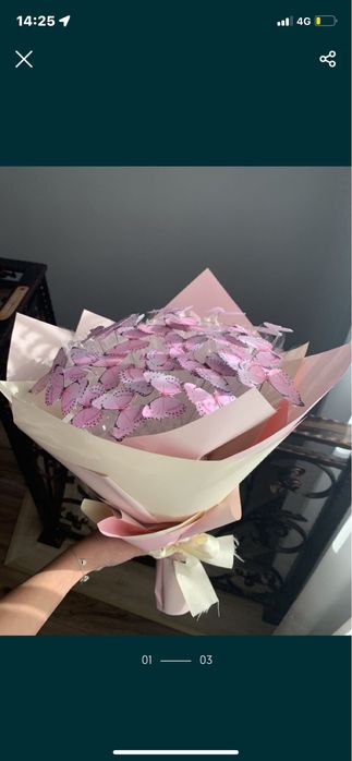 buchete fluturi handmade