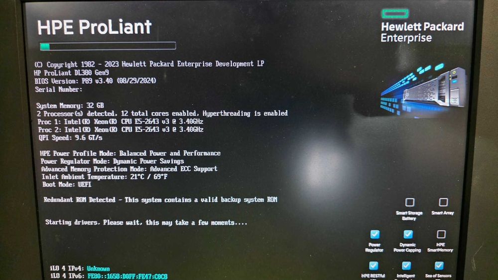 Server HPE ProLiant DL380 Gen9 G9 2U 8 x 2,5 SFF