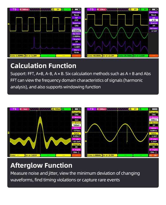 Alientek DS100  50Mhz 250M 3.5IPS Двуканален  осцилоскоп с генератор
