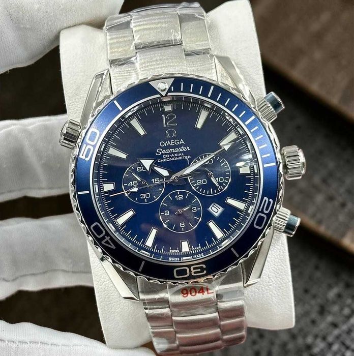 Мъжки Omega Seamaster Planet Ocean Chronograph с кварцов механизъм