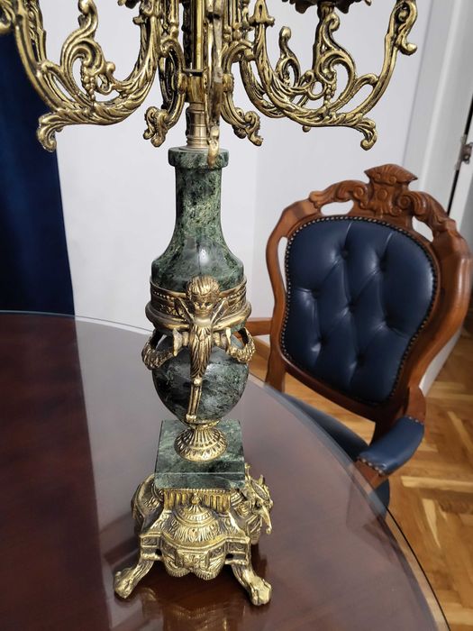 Бароков свещник/часовник