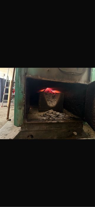 Vând centrala pe lemne cu gazefiere 40kw+ puffer inox