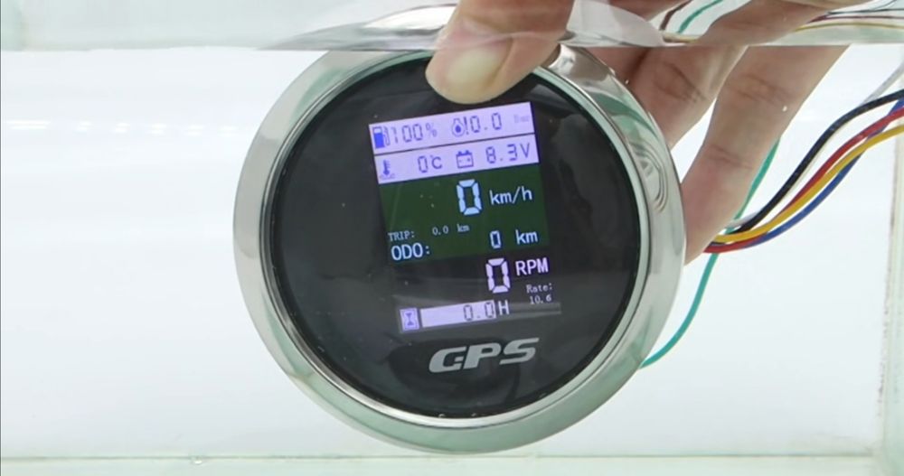 Ceas indicator vitezometru bord turometru moto, cross, atv, barca