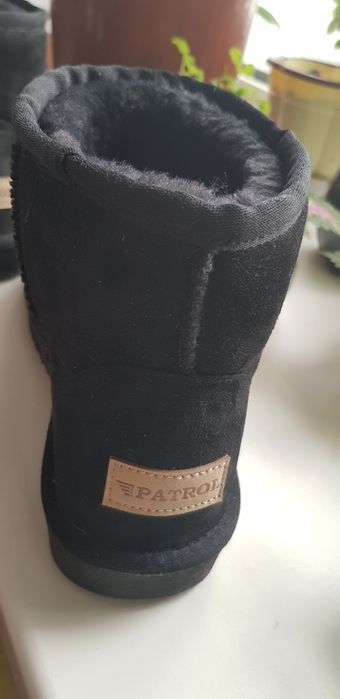 Угги чёрные на 38-39р