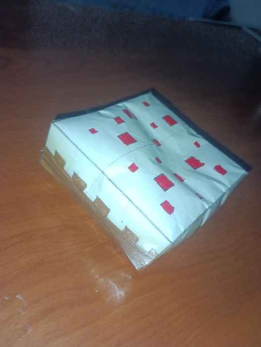 Тортик из майнкрафта сквиш