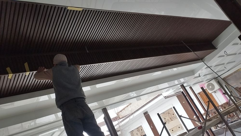 Декор пластик PVX Bambuk гипсокартон ламинат бамбук ПВХ