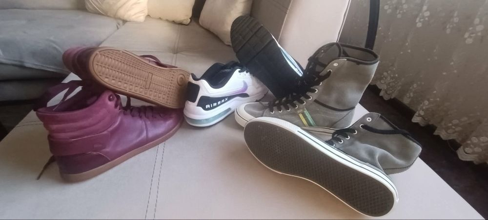 Nike air max, Lacoste, Vans