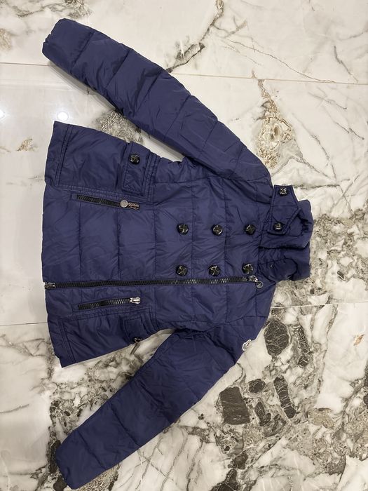 Оригинальная Куртка Moncler Womens Garbet Goose Down Jacket Navy Blue
