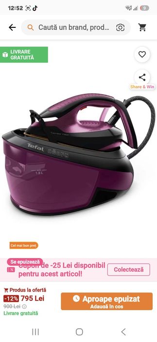 statie calcat Tefal