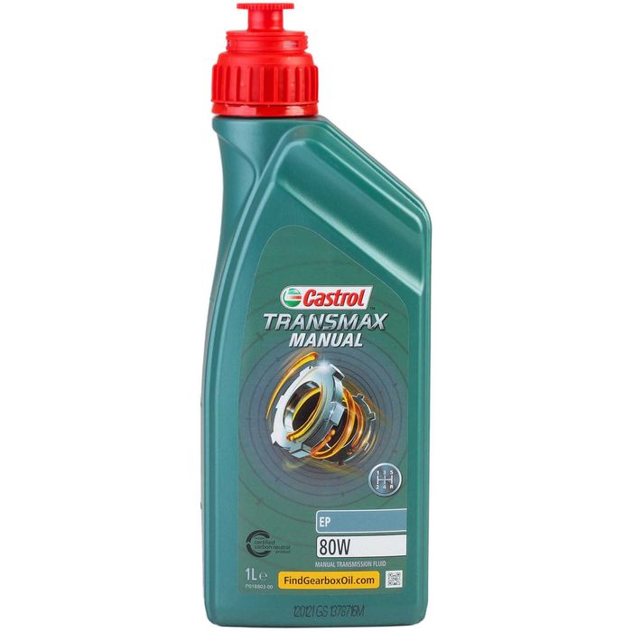 Ulei cutie manuala CASTROL TRANSMAX MANUAL EP 80W 1L