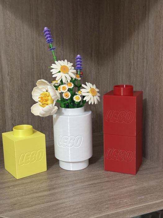 Vaze decorative compatibile cu Lego Botanicals