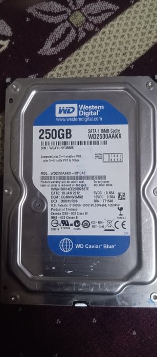 HDD Память 250 гб и 500 гб