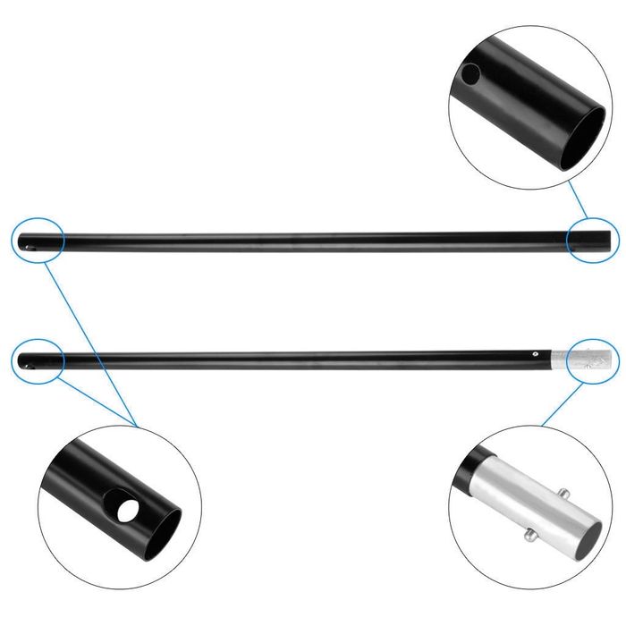 Kshioe Фотографско Фото Студио кит 3 електрически крушки