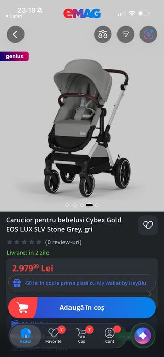 Cărucior Cybex EOS Lux