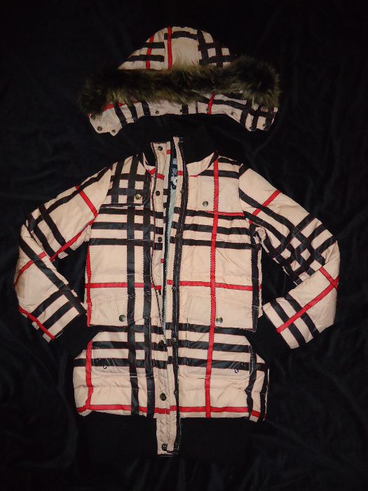 Pufoaica lunga dama gluga detasabila blana vulpe geaca femei puf gasca