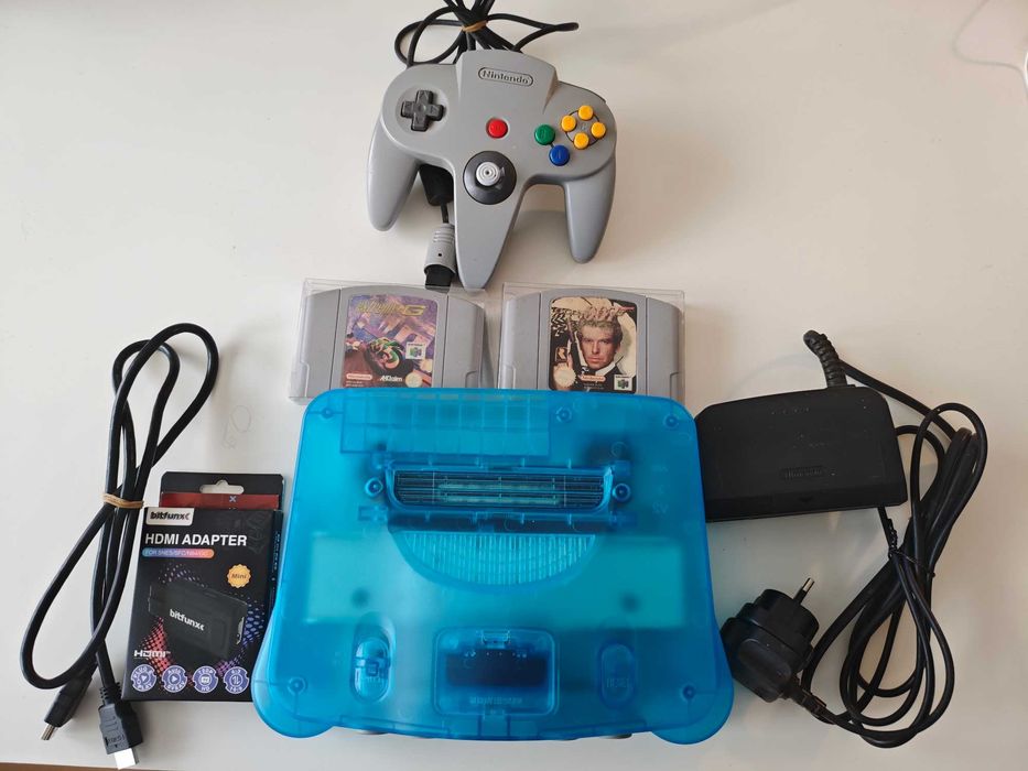 Nintendo 64 + HDMI + 2 игри