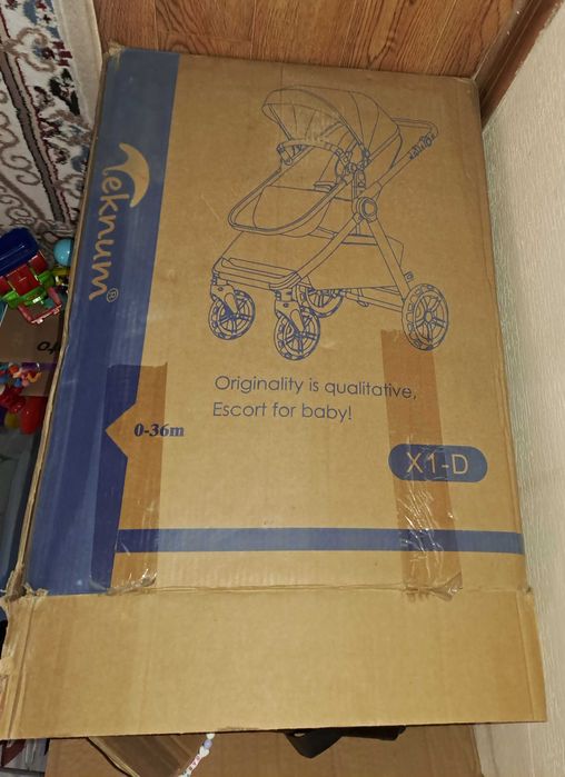 Коляска детская "текнум"3в1