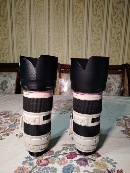 Canon 70-200 mm obyektiv sotiladi. Stabilizatori bor