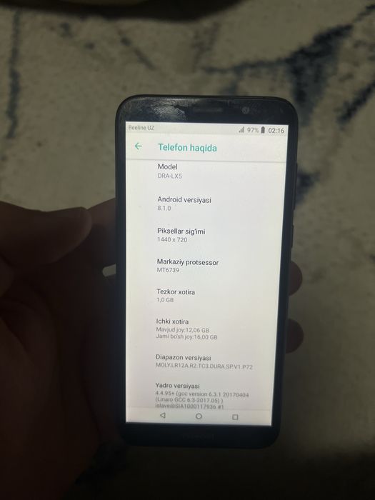 HUAWEI Y5 lite ideal