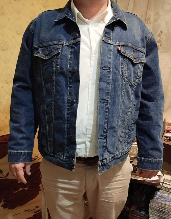 Фирменная джинсовая куртка Levis XL