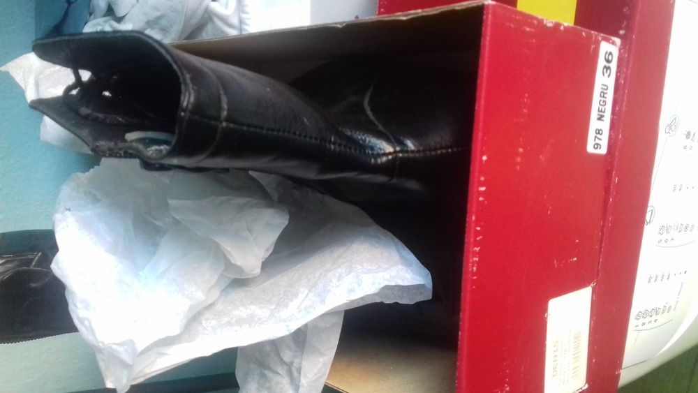 Botine femei piele 36 noi noute in cutie!
