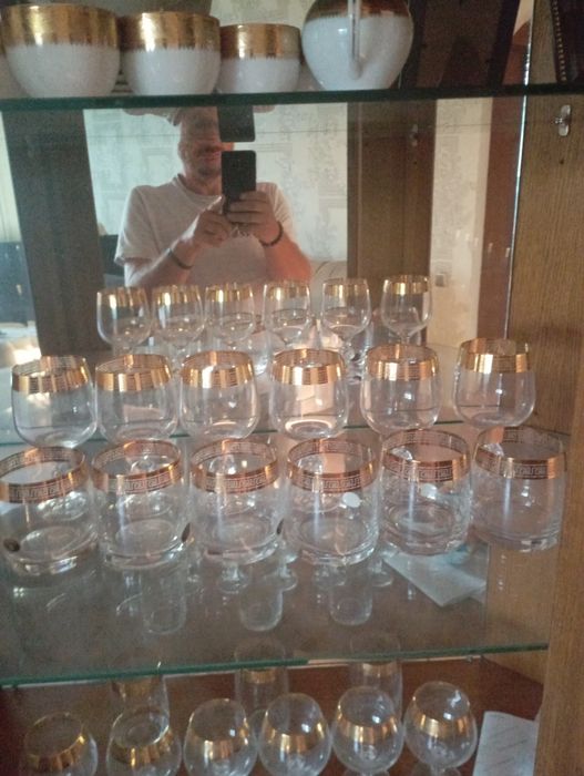 Богемское стекло набор. Срочно продам.