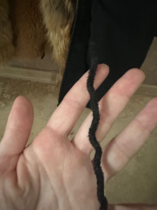 Зимно яке/парка със естествен косъм