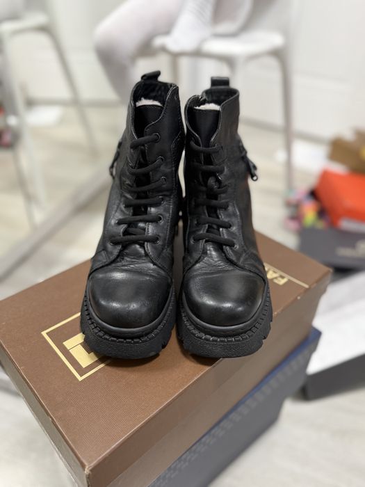 Сапоги из натуральной кожи для девочек