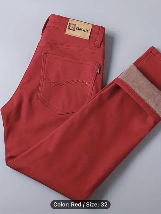 Blugi cu captuseala de iarna noi marimea 32