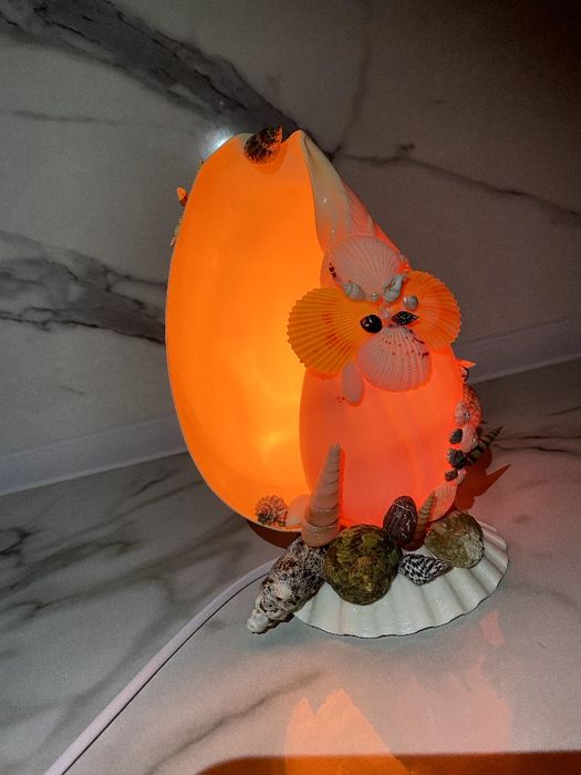 Светильник из Морских ракушек. ЭКСКЛЮЗИВНЫЙ ПОДАРОК.