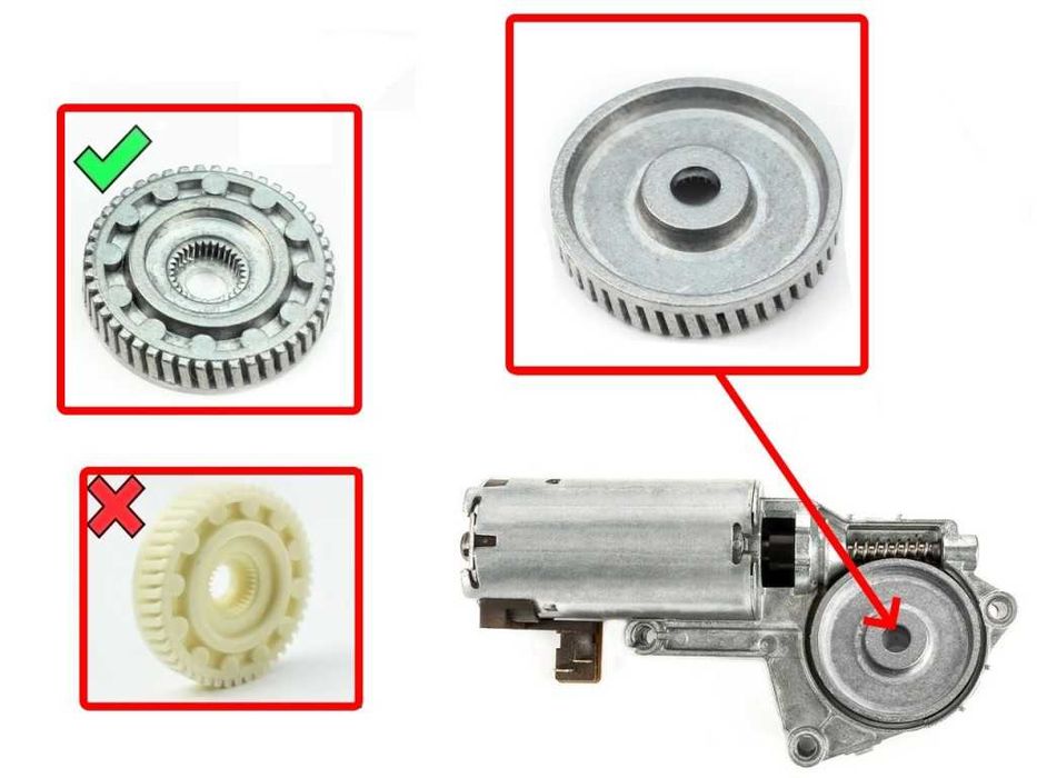 Зъбно колело за мотор на люк Audi, BMW, Fiat, Ford, VW, Renault и др.
