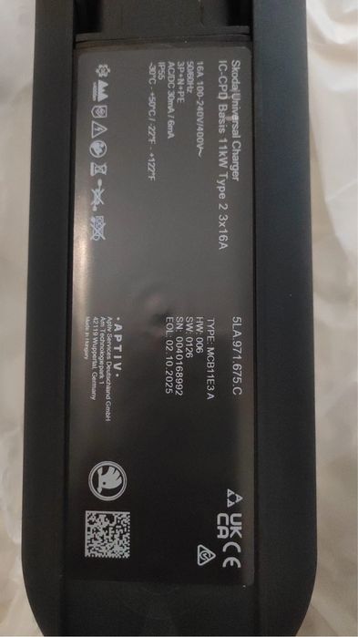 Stație încărcare 16A 100-240V/400V SKODA IV noua