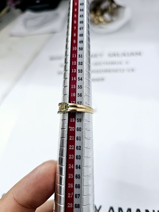 Vand inel dama din aur 14 k 2.34 g cod 886