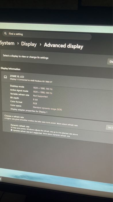 BenQ XL2411K 144hz PRET FIX