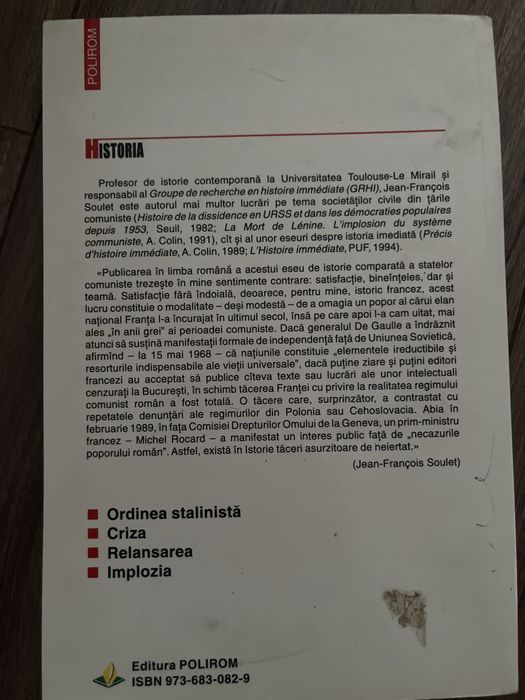 Istoria comparata a statelor comuniste